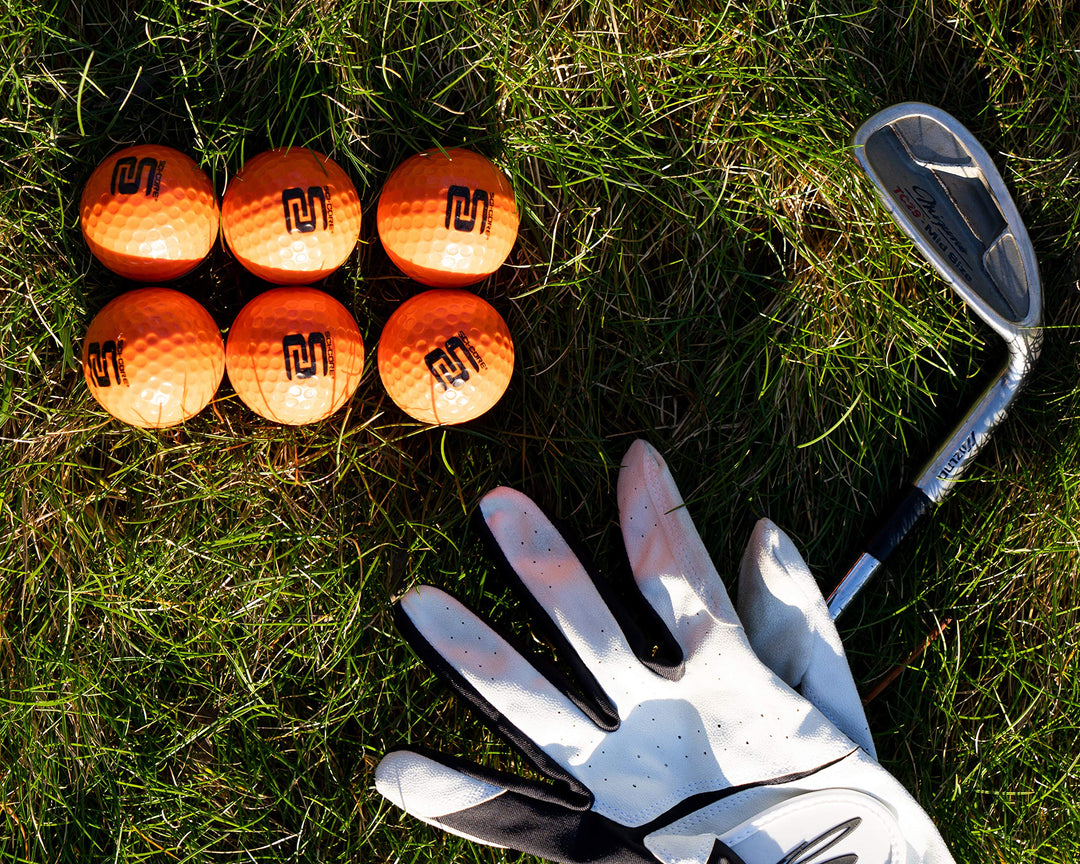 Practice Golf Balls for Kids & Adults - Real-Feel Training Golf Balls - Outdoor & Indoor Golf Practice Balls - Standard Sized (6 Pack)