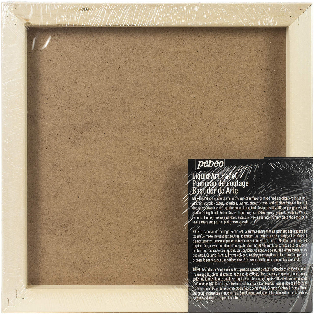 Pebeo Liquid Art Panel, Classic Collection, 10'' x 10''