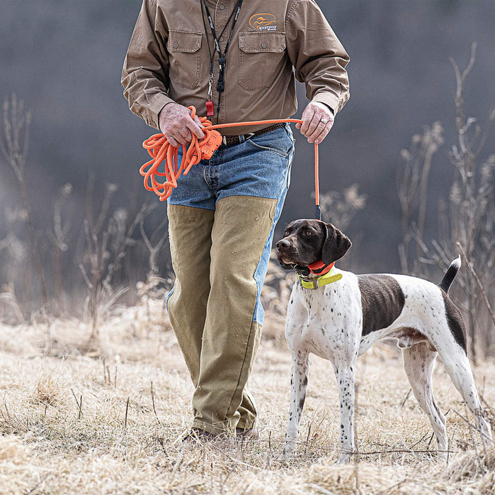 Brand Orange Check Cord - 30 Feet Long - Strong but Lightweight Training Tool - Highly Visible and Floats
