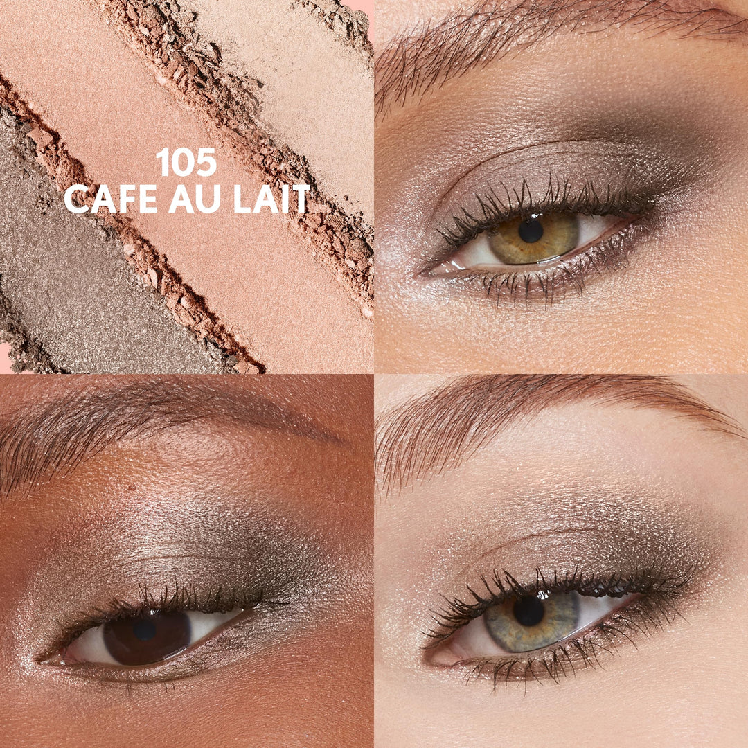 CoverGirl Eye Enhancers 3 Kit Shadow, Cafe Au Lait 105, 0.14 Ounce Packages