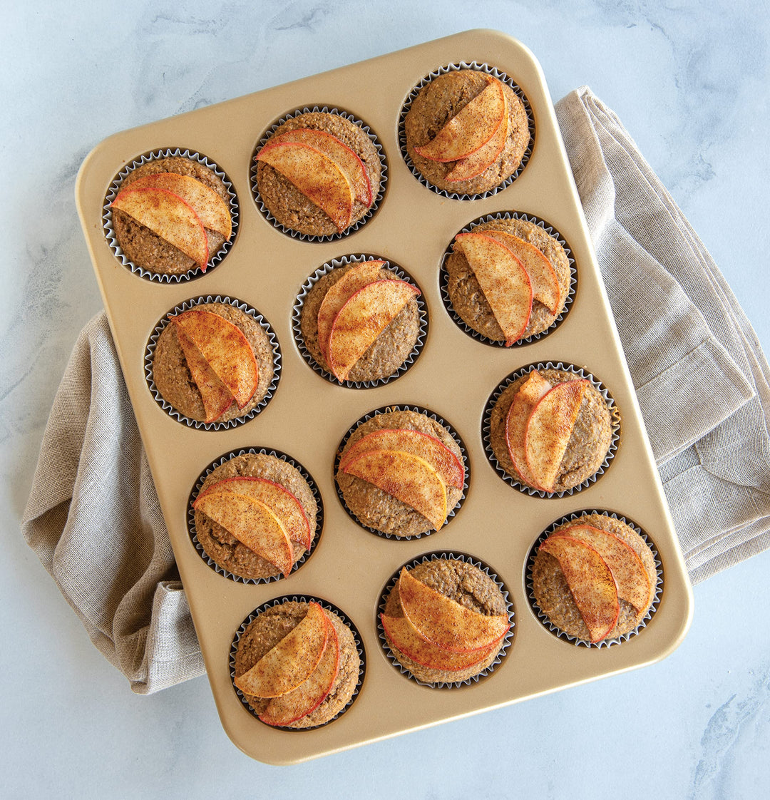 (12 Muffins) - 45550 12 Cup Non Stick Aluminium Muffin Pan