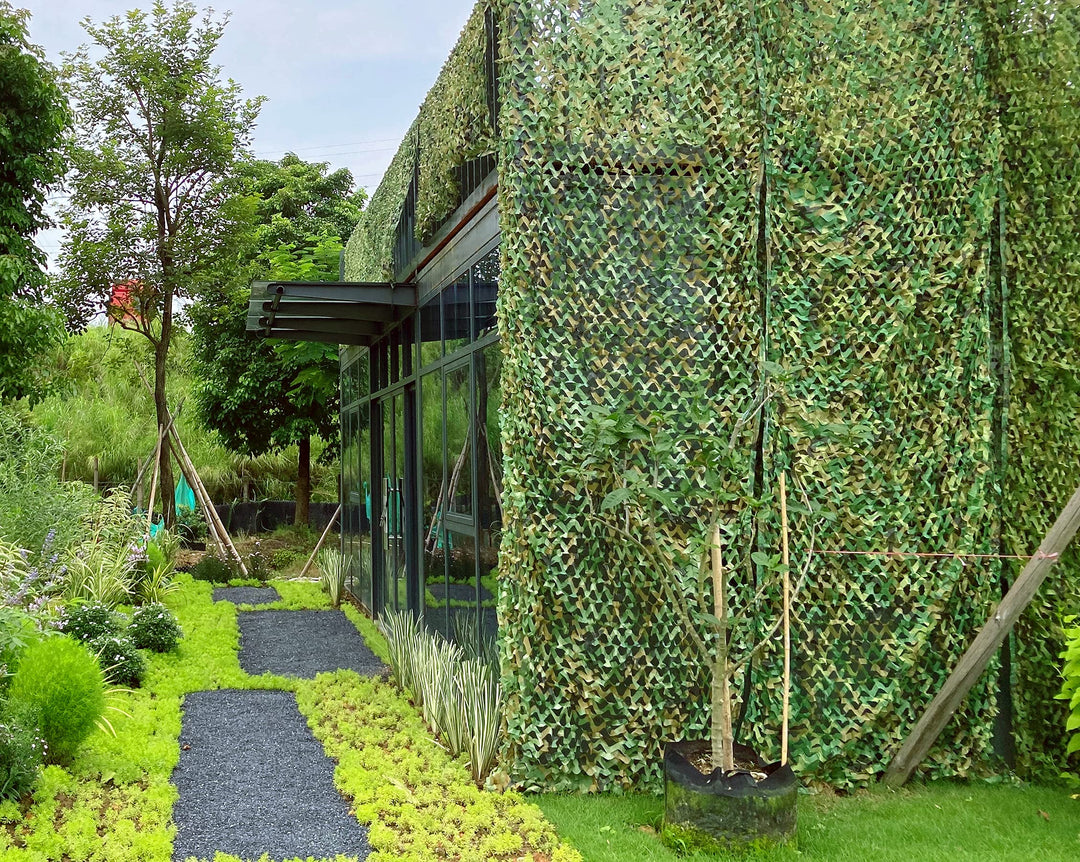 Camo Netting, 6.5ft x 20ft 2m x 6m Woodland Camouflage Net for Hunting Blind Sunshade Camping Watching Hide Airsoft Shooting Military Theme Party Decorations Privacy Fence Screen