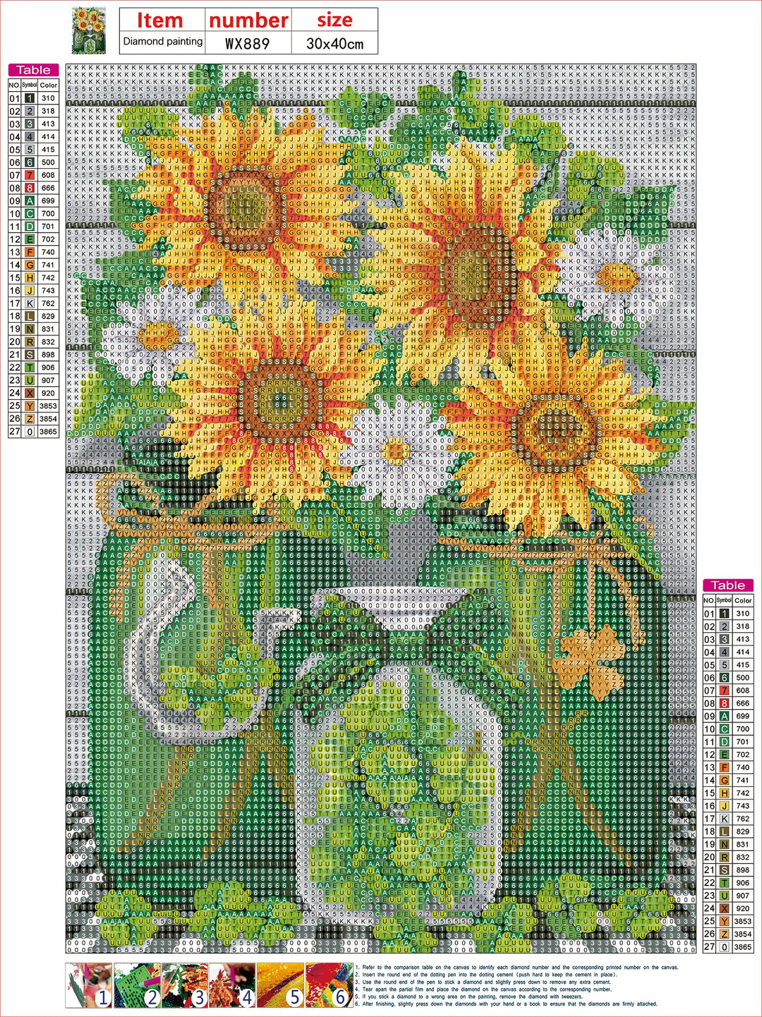 Diamond Painting Kits for Adults, Round Full Drill Diamond Painting Kits, 5D DIY Diamond Painting by Number Kits Diamond Art Kits for Decor 12x16 Inch Sunflowers Mason Jars St. Patrick's Day