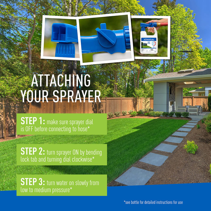 Plus Yard Spray ; Kills Mosquitoes, Fleas, Ticks, Ants, And Many Other Listed Nuisance Pests in Outdoor Areas ; Treats Up to 5,000 Square Feet ; Easy To Use Hose-End Spray ; 32 Fl Oz