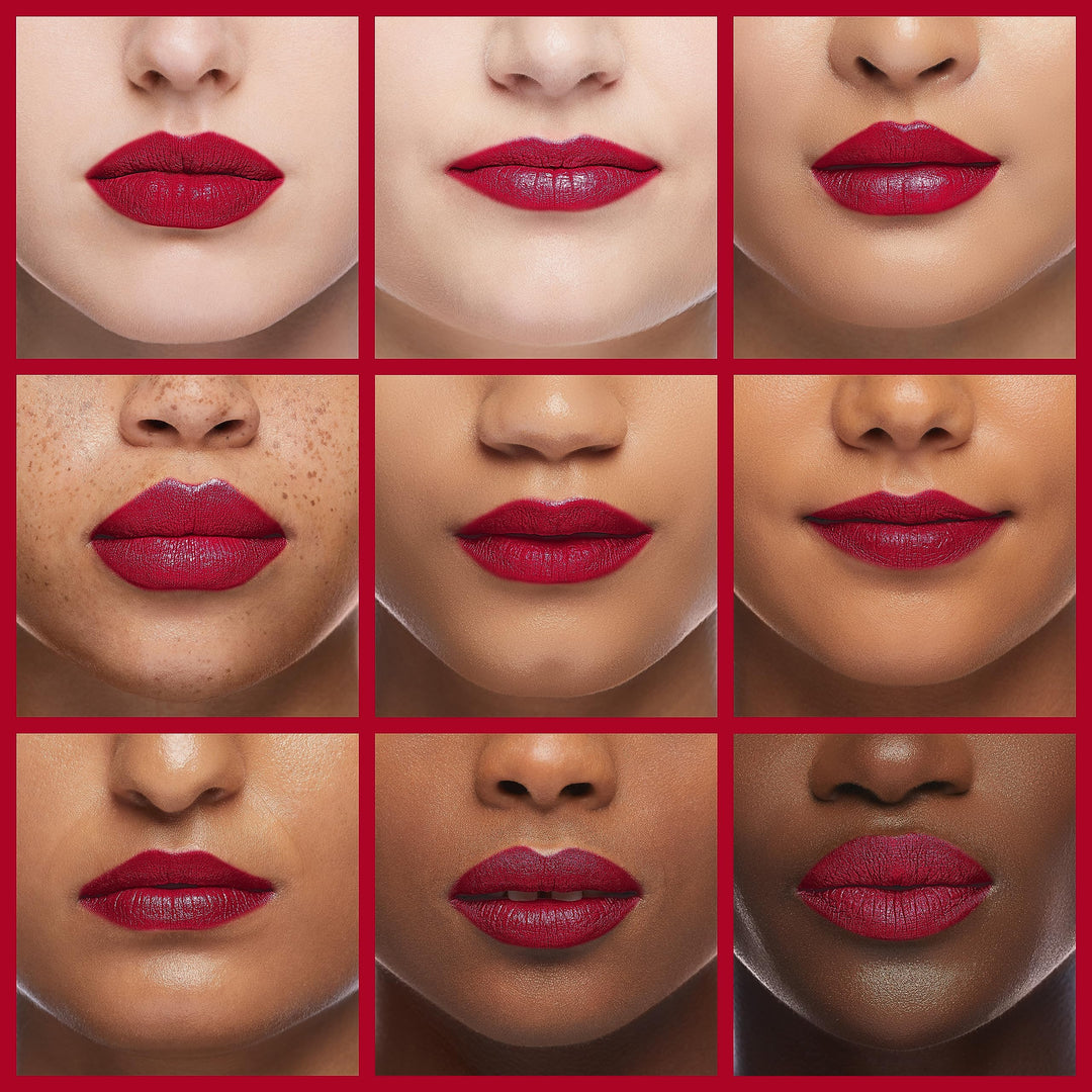 PROFESSIONAL MAKEUP Shout Loud Satin Lipstick, Infused With Shea Butter - The Best (True Red)