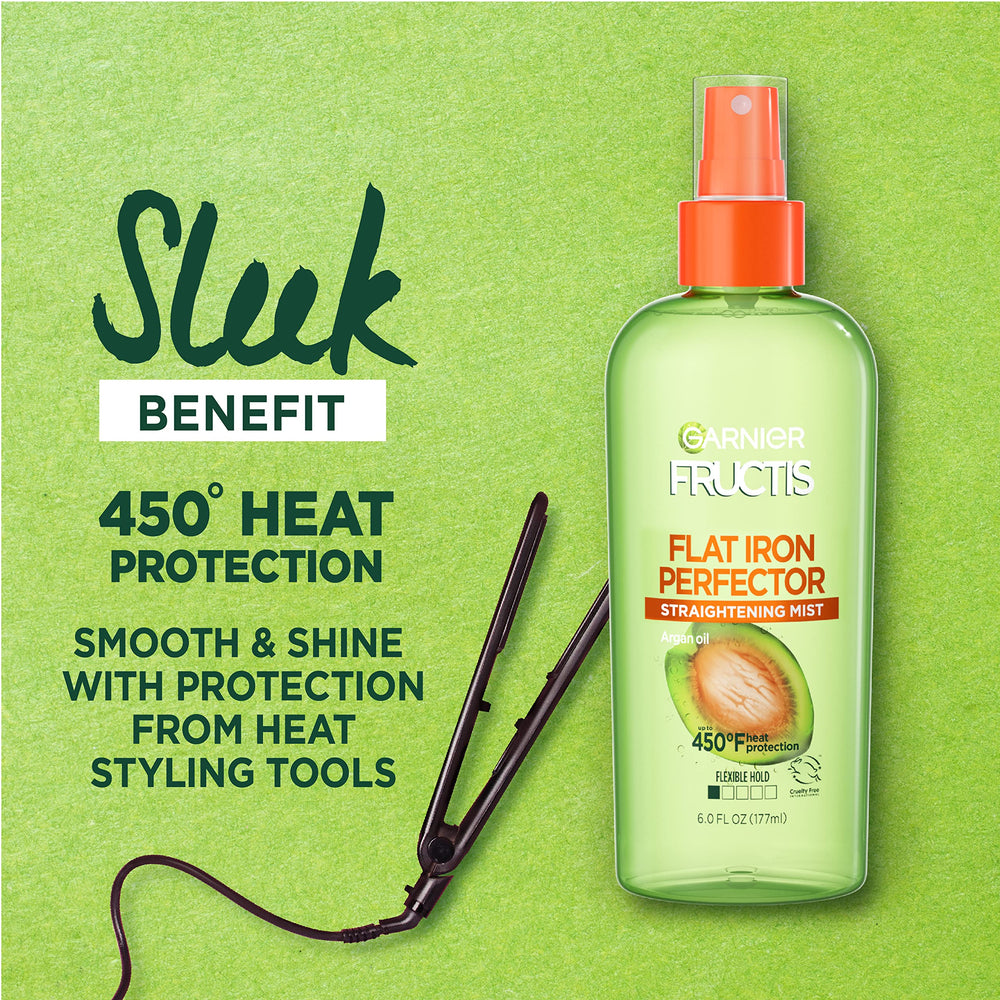 Fructis Style Flat Iron Perfector Straightening Mist, Sleek , 6 Fl Oz