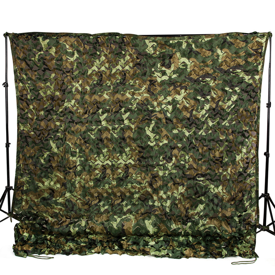 Camo Netting, 6.5ft x 20ft 2m x 6m Woodland Camouflage Net for Hunting Blind Sunshade Camping Watching Hide Airsoft Shooting Military Theme Party Decorations Privacy Fence Screen