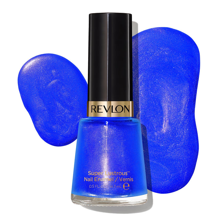 Nail Enamel, Chip Resistant Nail Polish, Glossy Shine Finish, In Blue/Green, 495 Sultry, 0.5 Fluid Ounces