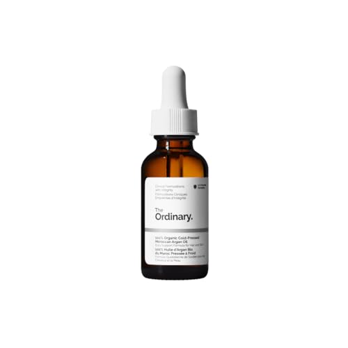 The Ordinary 100% Organic Cold-Pressed Moroccan Argan Oil, Nourishing and Hydrating Treatment for Skin & Hair, 1 Fl Oz