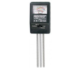 1818 Rapitest 4-in1 Soil pH/Moisture/Fertility/Light Tester, Fertility