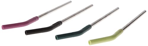Klean Kanteen Straw 4-pack, Stainless Steel with Safe, 