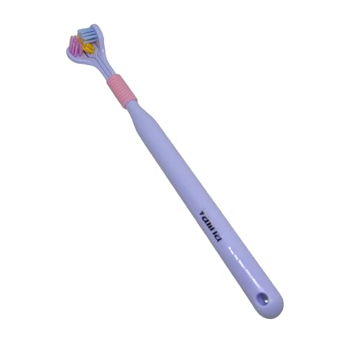 Purple 3-Sided Triple Angle Toothhugger Training Toothb