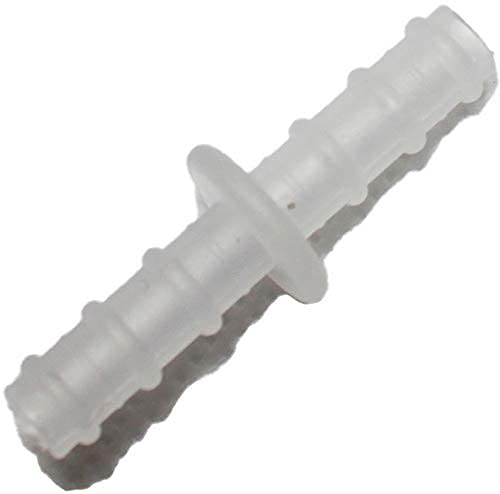 Tubing Connector for Oxygen Tubing - straight, male to male - 5 PACK