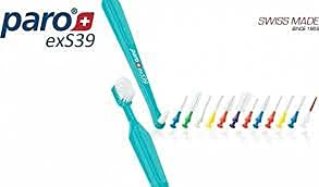 Paro S39 Soft 5-Row Toothbrush with Interspace Brush F 
