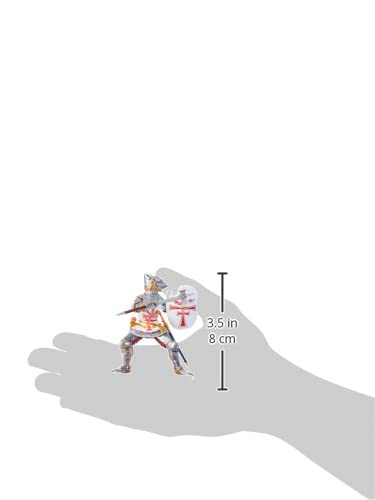 -Hand-Painted - Figurine -Medieval-Fantasy -Germanic Knight -39947 - Collectible - for Children - Suitable for Boys and Girls - from 3 Years Old