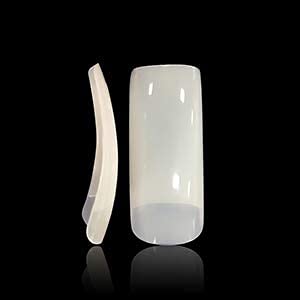 BE.YOU Beyou Natural Cosmo 500 Artificial False Nail Tips 10Sizes 23010 For Nail Shop Nail Salon (Natural)