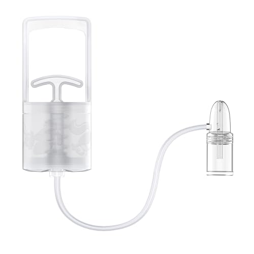 Pumpinose Nasal Aspirator for Baby and Toddler Nose Clearing with Hand Pump and Non-Invasive Tip for Quick, Quiet Suction, Clear Clogged Passages & Boogers, Co-Branded with CHIBOJI (2 Fingers Handle)