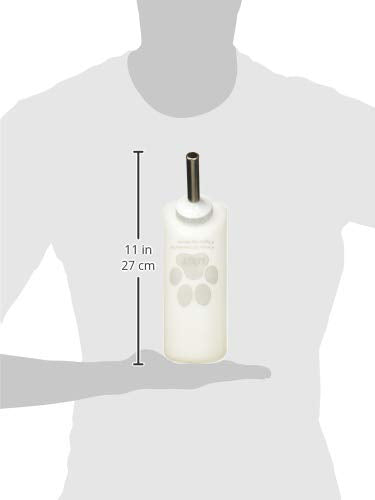 Wide Mouth Water Bottles for Large and Small Dogs (32oz Large Dog, White)