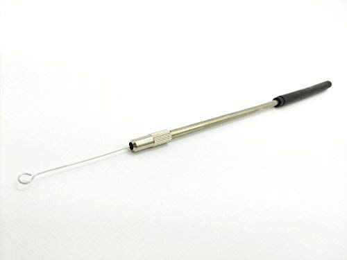 Reusable Inoculating Loop with 50pcs 10uL Nichrome Needle Tips Inoculation Loop for Bacterial Tissue Culture