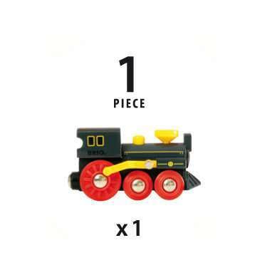 BRIO Old Steam Engine - Authentic Piston Action Toy | I