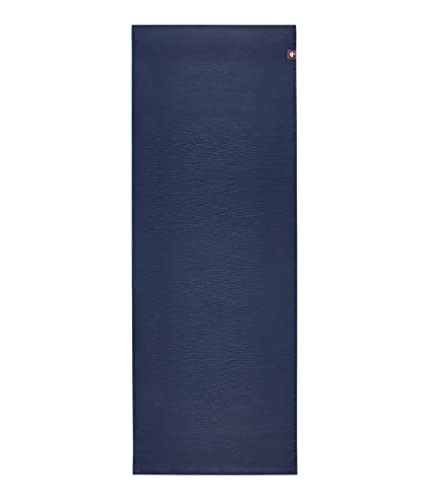 eKO Yoga Mat - For Women and Men, Strong, Durable, Non Slip Grip, 5mm Thick, 71 Inch, Midnight Blue, 180cm x 60cm x 5mm