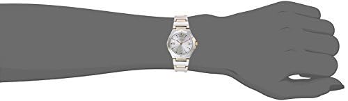 Women&#39;s 108655SVTT Two Tone Round Dress Watch