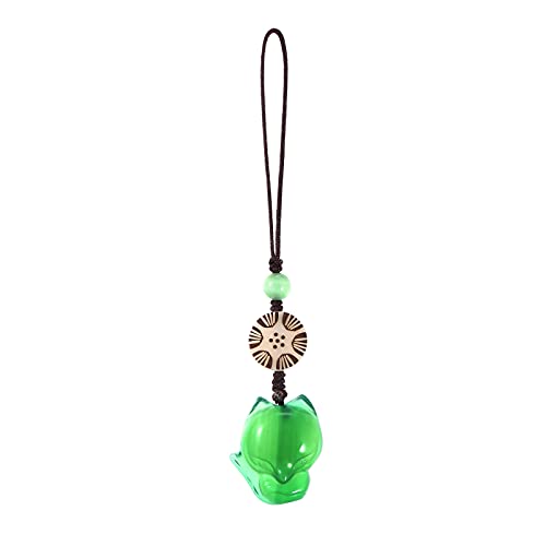 Hemobllo Cell Phone Strap Cartoon Fox Phone Charm Key C