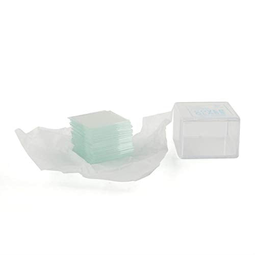 Coverslip 100PCS 22x22mm Glass Microscope Covers for Basic Biological Science Education Biology Slides