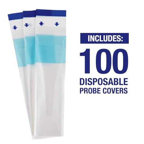 MABIS Disposable Probe Covers for Digital Thermometers,