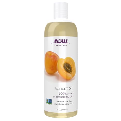 Solutions, Apricot Kernel Oil, Hair Moisturizer, Rejuvenating Skin Oil, Softens Fine Lines, 16-Ounce