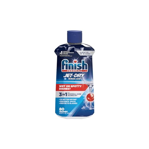 Jet-Dry Rinse Aid, Dishwasher Rinse Agent &amp; Drying Agent, 8.45 Fl Oz