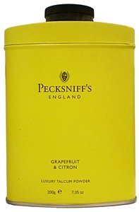 Pecksniffs Grapefruit &amp; Citron Luxury Talcum Powder 7.05 Oz. from England