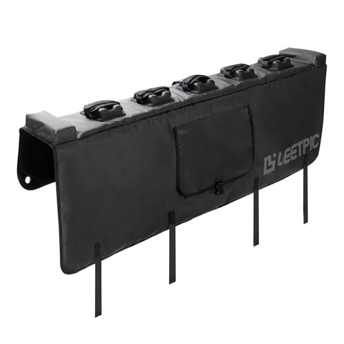 Tailgate Bike Pads for Pickup Truck Tailgate with Secure Bike Frame Straps, Tailgate Protection Pad for Bike and Truck (Classic)