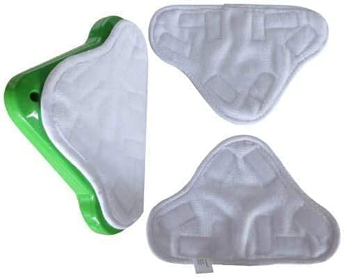 3pcs Microfibre Steam Mops Cleaning Pads Replacement Steam Mop Compatible for H2O X5 H20 Washable