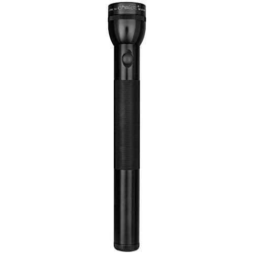 Maglite Heavy-Duty Incandescent 4-Cell D Flashlight, Black