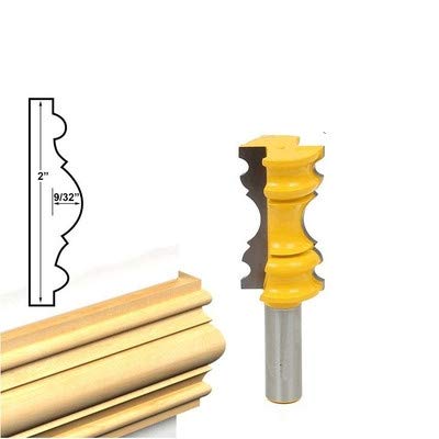 1/2 Shank Chair Rail Molding Router Bit Crown Shape Router bit