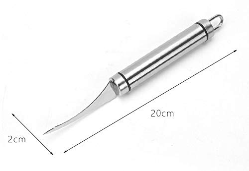 1 PCS Stainless Steel Shrimp Opener to Remove Shrimp Line Knife Cleaning Shrimp Line Profile Fish Belly Knife Shrimp Opener Shrimp Stripper Kitchen Tools