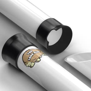 Sand Flea Surf Fishing Rod Holder Beach Sand Spike. 2, 3 or 4 Foot Lengths. Made from Impact and UV Resistant PVC. 100% USA Made. (White, 2)