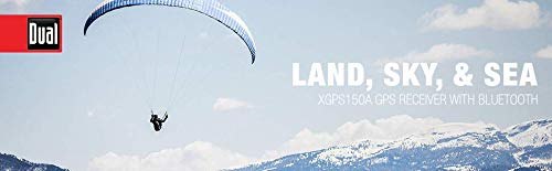 XGPS150A Multipurpose Portable Universal Bluetooth GPS Receiver | Wide Area Augmentation System, Black