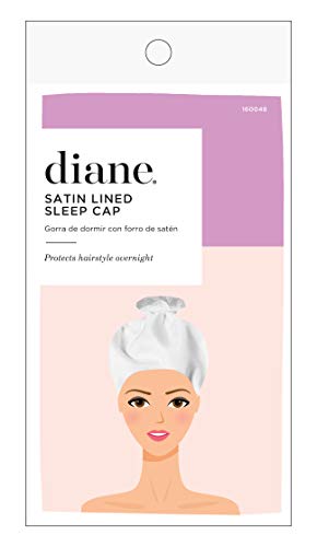 Andre Sleep Wear 1600 Satin Swirl, White, One Size Fits All