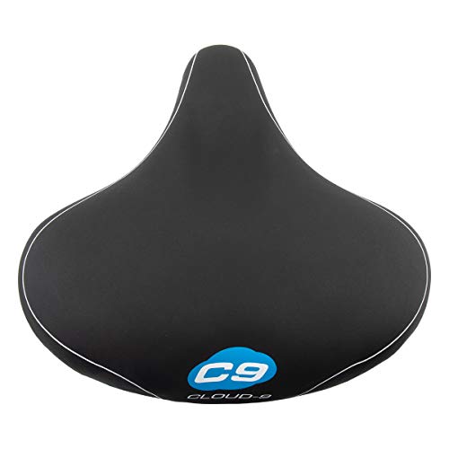 Sunlite Bicycle Suspension Cruiser Saddle, Cruiser Gel, Tri-color Black