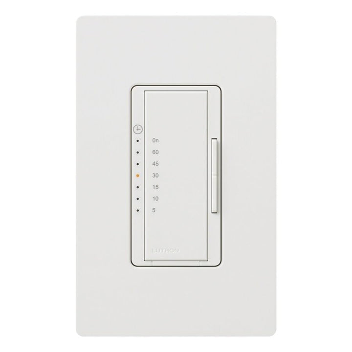 MA-T51MN-WH Maestro 3-Amp/600-watt Multi-Location/Single Pole Countdown Timer Control Switch, White