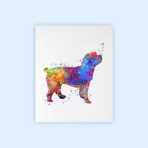 Dignovel Studios 8X10 Unframed Cockapoo Dog Portrait Pe