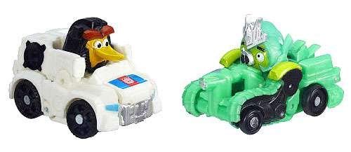 , Angry Birds Transformers Telepods Autobird Jazz Bird vs. Deceptihog Brawl Pig Figure 2-Pack [Deceptihogs Revenge]
