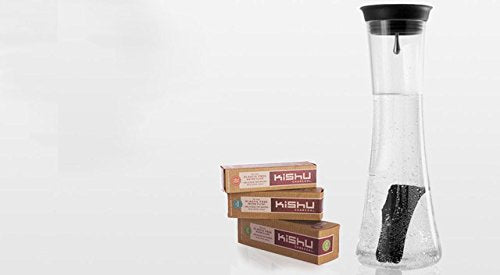 Regular size for Pitchers. The finest form of activated charcoal. Fits in any pitcher. Made by Japanese artisans. The simple, green way to filter water.
