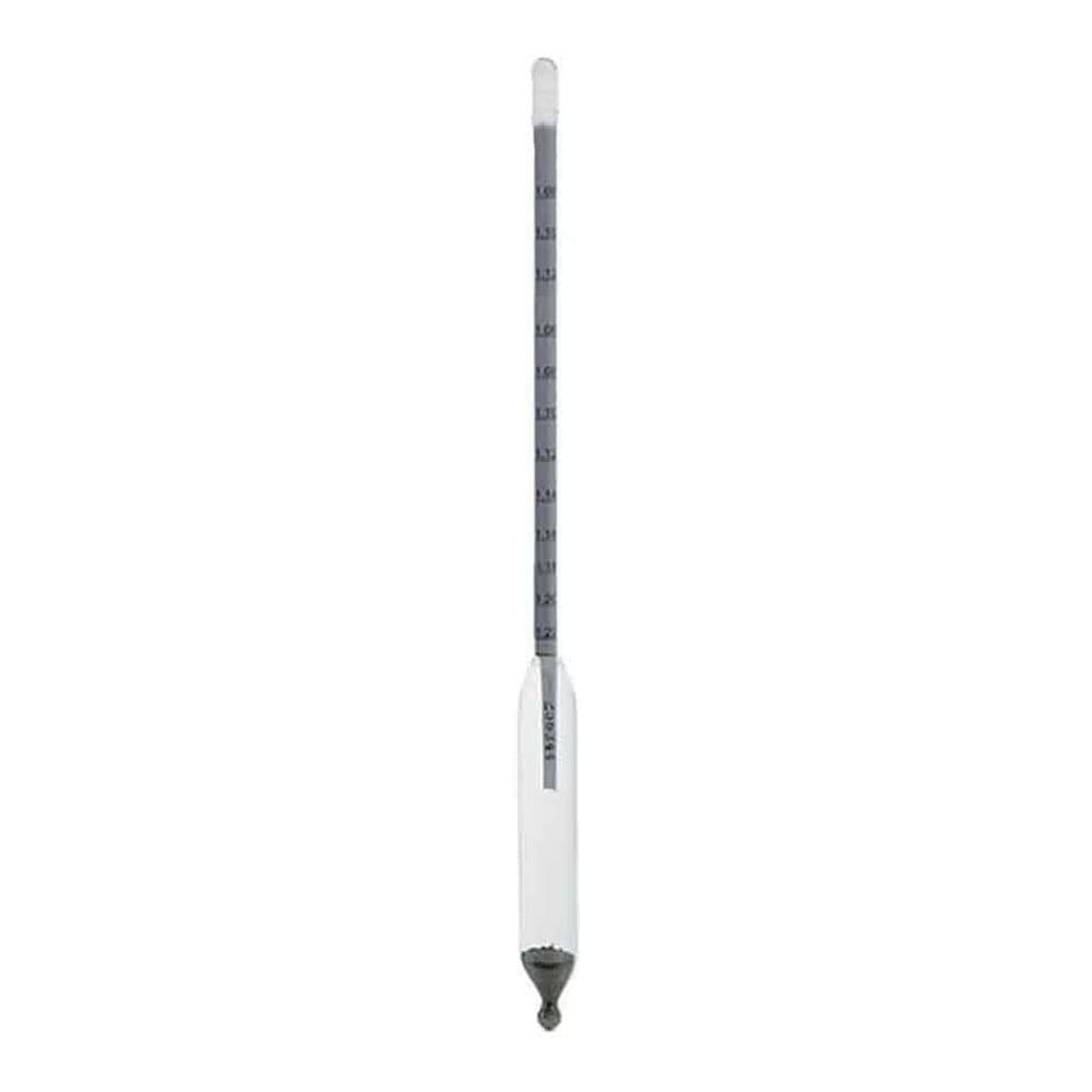 GW2511 Plain Form Salt Brine Hydrometer, Sodium Chloride, 0 to 100% Range, 1° Division