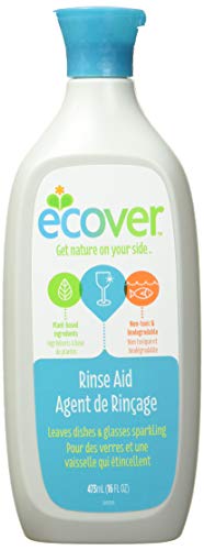 Ecover Naturally Derived Rinse Aid for Dishwashers, 16 