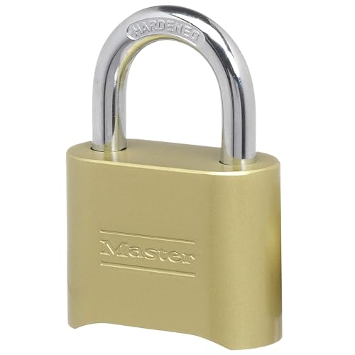 Master Lock Brass Combination Padlock for Indoor and Ou