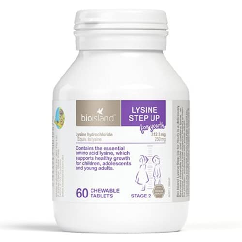 Bio Island Lysine Step Up for Youth 60 Chewable Tablets
