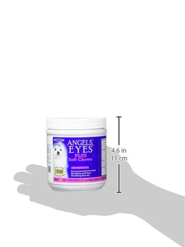 PLUS Tear Stain Prevention Soft Chews for Dogs | 120 ct Beef Flavor| For All Breeds | No Wheat No Corn | Daily Supplement | Proprietary Formula, 8.5 oz